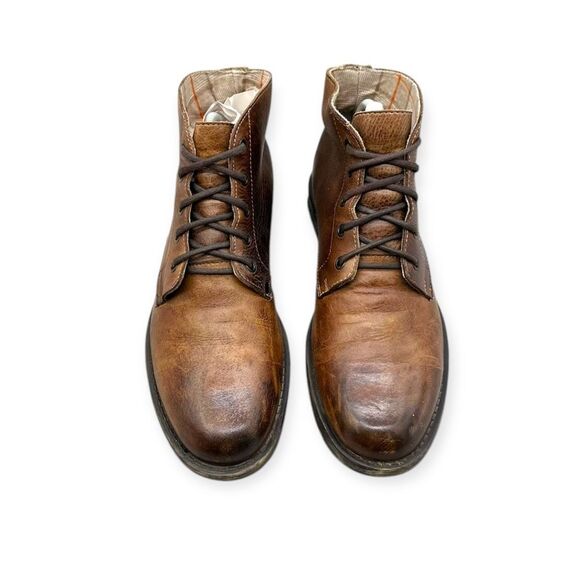 Men's Bed Stu Bradley Rustic Brown Leather Oxford Mid Boots Sz: 8.5 - Picture 3 of 12